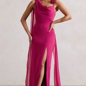 Club L London Pink Maxi Dress